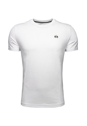 La Martina Camiseta básica - off white xmrjs
