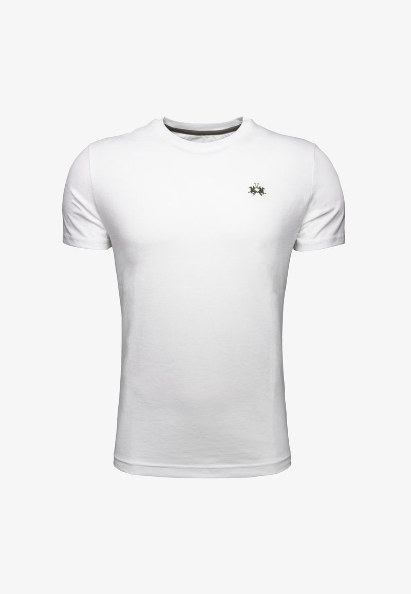 La Martina T-shirt basic - off white xmrjs