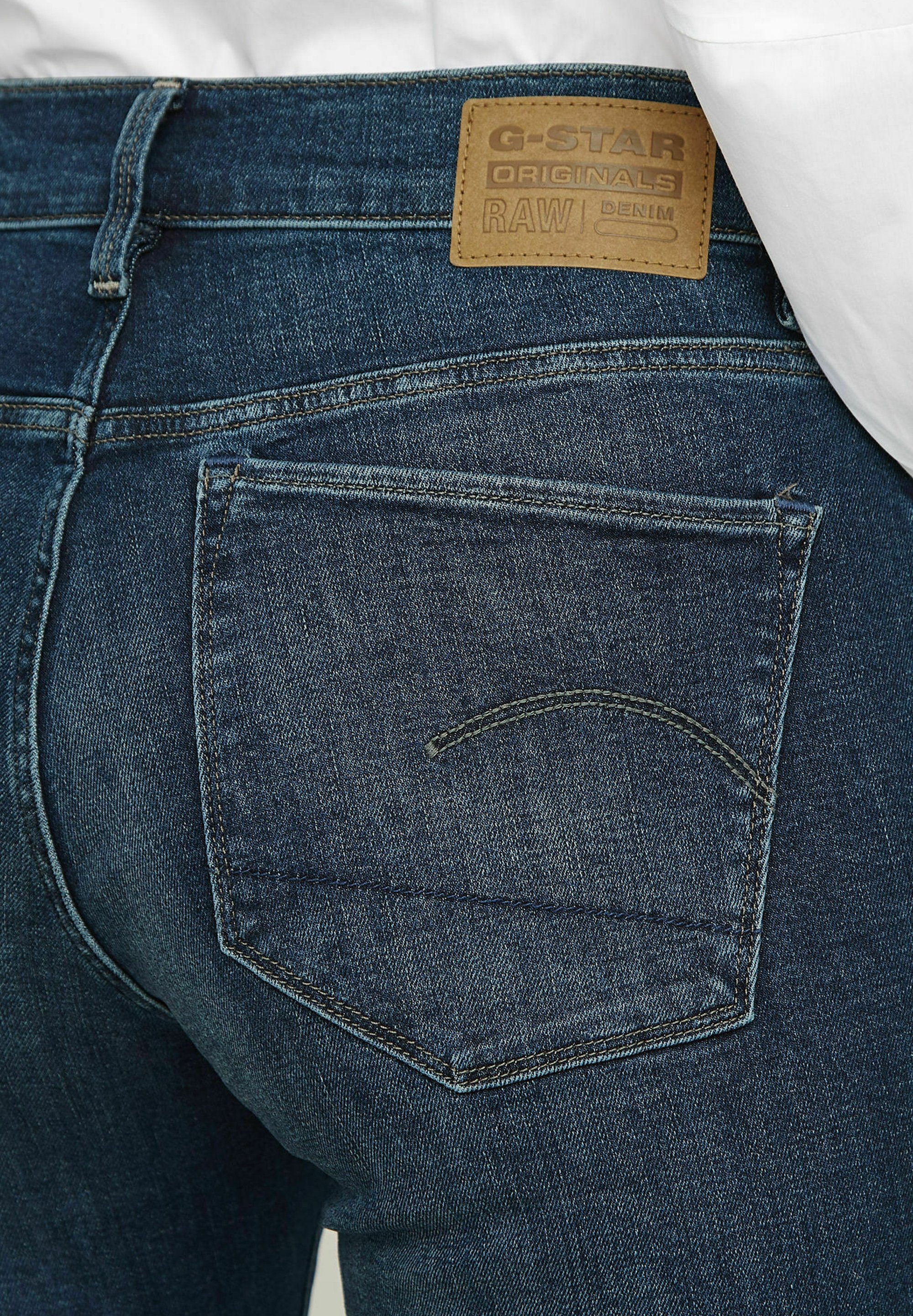 G-STAR Flared Jeans - worn in icy blue/donkerblauw denim - Zalando.nl