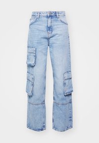 HUGO LENI - Wide leg - turquoise/aqua