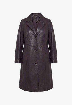Ulla Popken, Klassisk frakke - dark plum