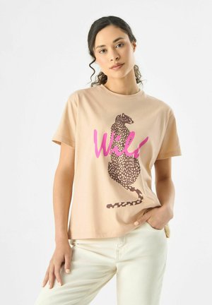 T-shirt print - blau