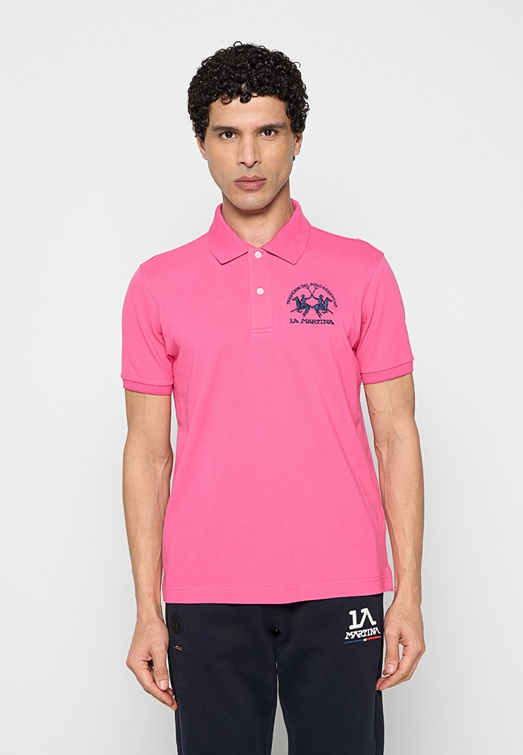 LA MARTINA Poloshirt donkerroze