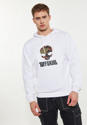 TUFFSKULL Kapuzenpullover - weiss