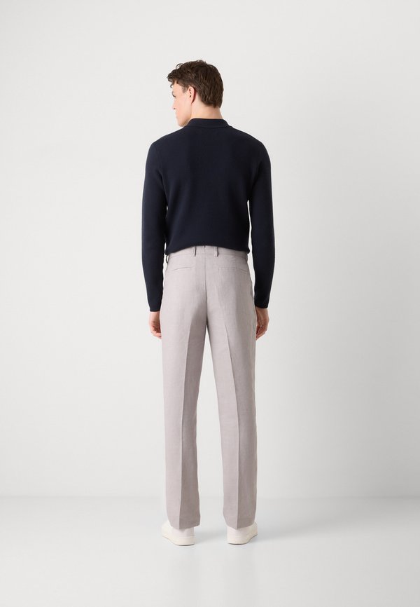 TRAVELER PLEATED TROUSERS - Trousers - formal gray4