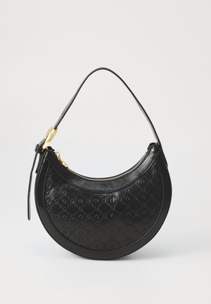 MARINE SERRE MOONOGRAM EMBOSSED ECLIPS MINI - Handbag - black