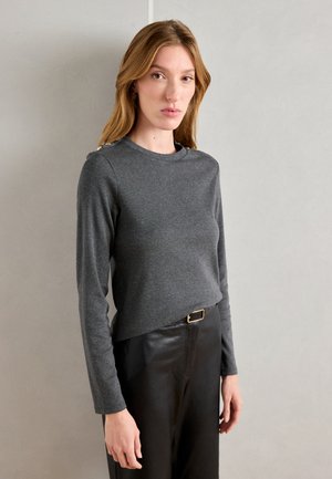 KATARINA - Top s dlhým rukávom - dark grey melange