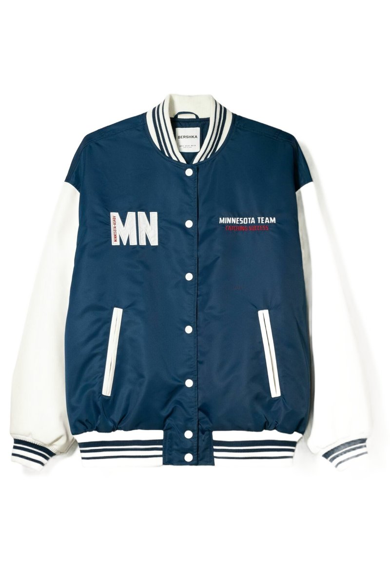 Bershka Outlet Maglie Bershka Uomo Oversized Bomber Giacca Varsity