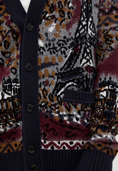 Missoni BUTTONED CARDIGAN - Ζακέτα - multicolor/red/grey/black