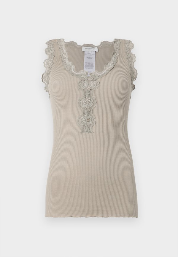 BEATHA U NECK BUTTON - Top - laurel oak3