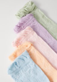 Anna Field 5 PACK - Sukat - light blue/light pink/light green