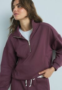 Next HALF ZIP - Pusa - burgundy red