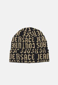 BIG BEANIE  CIRCONFERENZA UNISEX - Pletena kapa - black/gold-coloured