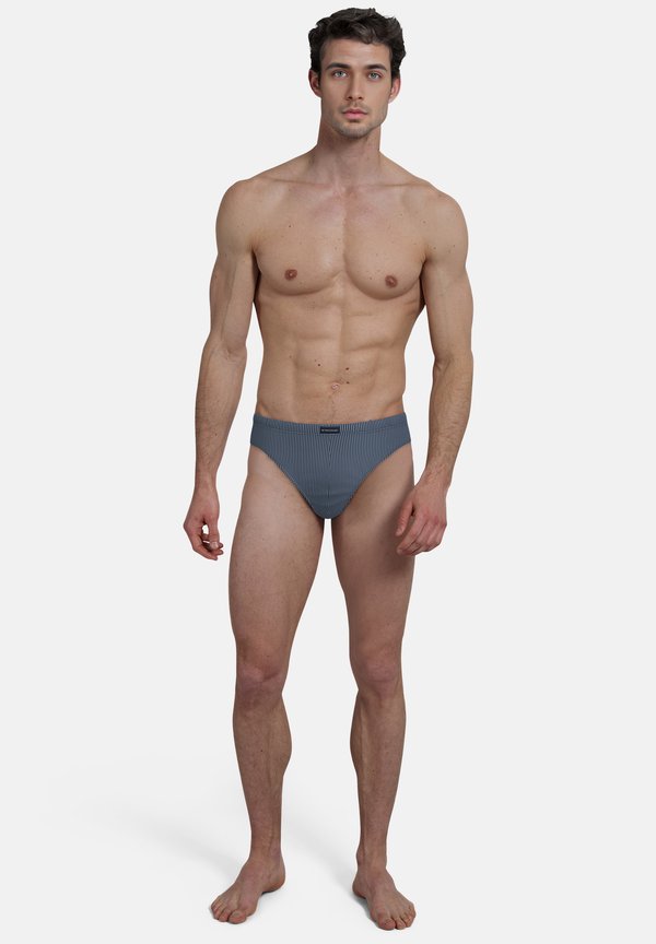 2ER PACK - Slip - blau mittel streifen