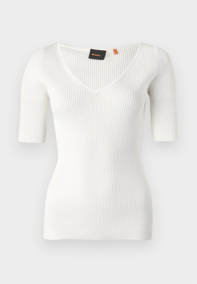 Boss T-shirt basic wit Boss T-shirt basic wit