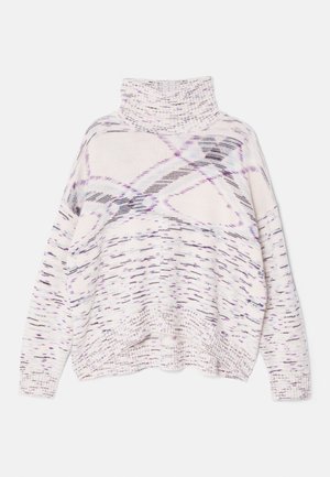 Missoni ROLL NECK - Jumper - white/violet