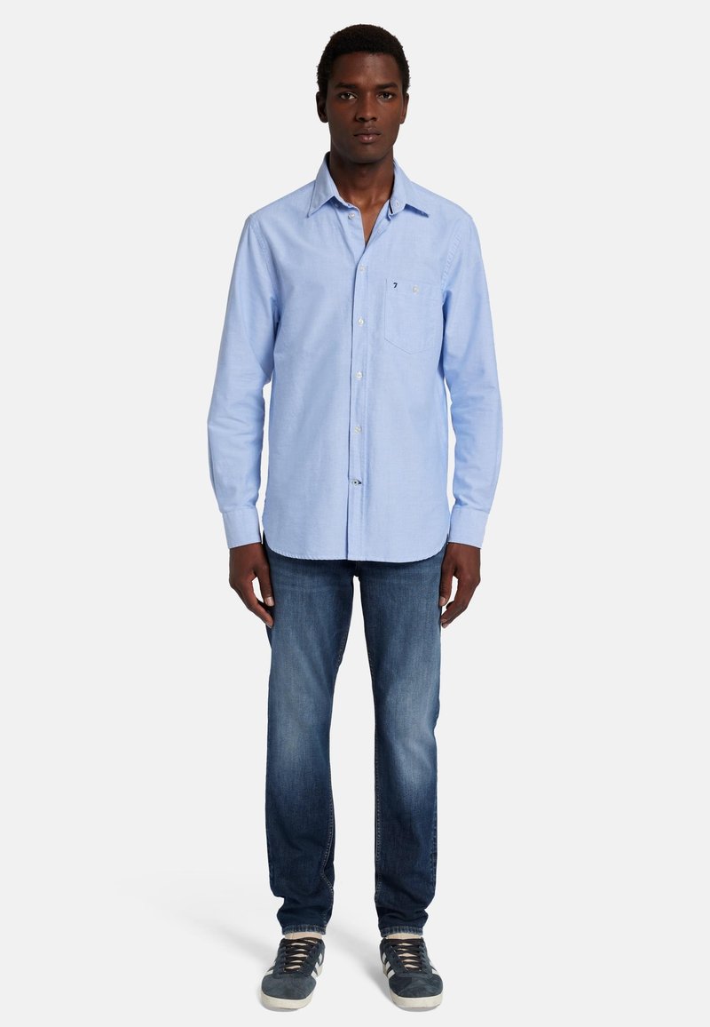 7 For All Mankind Straight leg jeans donkerblauw