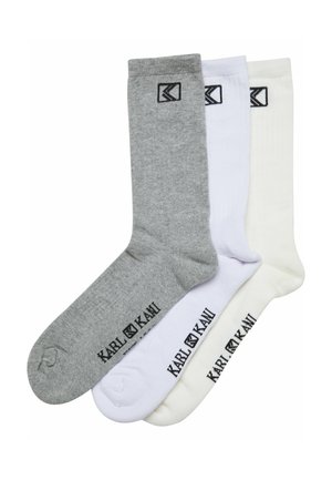 3 PACK - Sokker - melange white off white