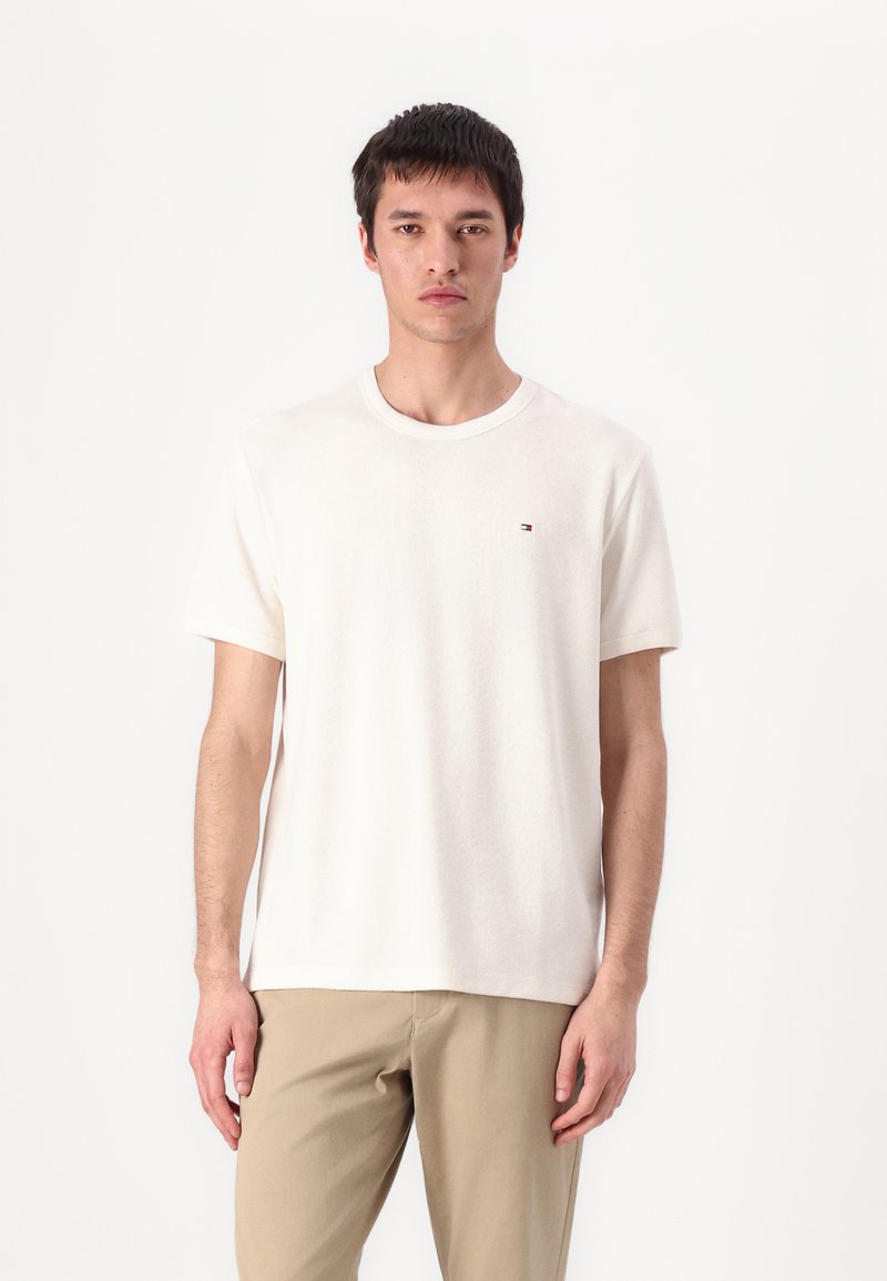 Tommy Hilfiger TEE - Basic T-shirt - ivory petal