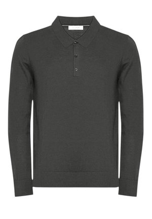 POLO 100% MERINOS - Polo - anthracite