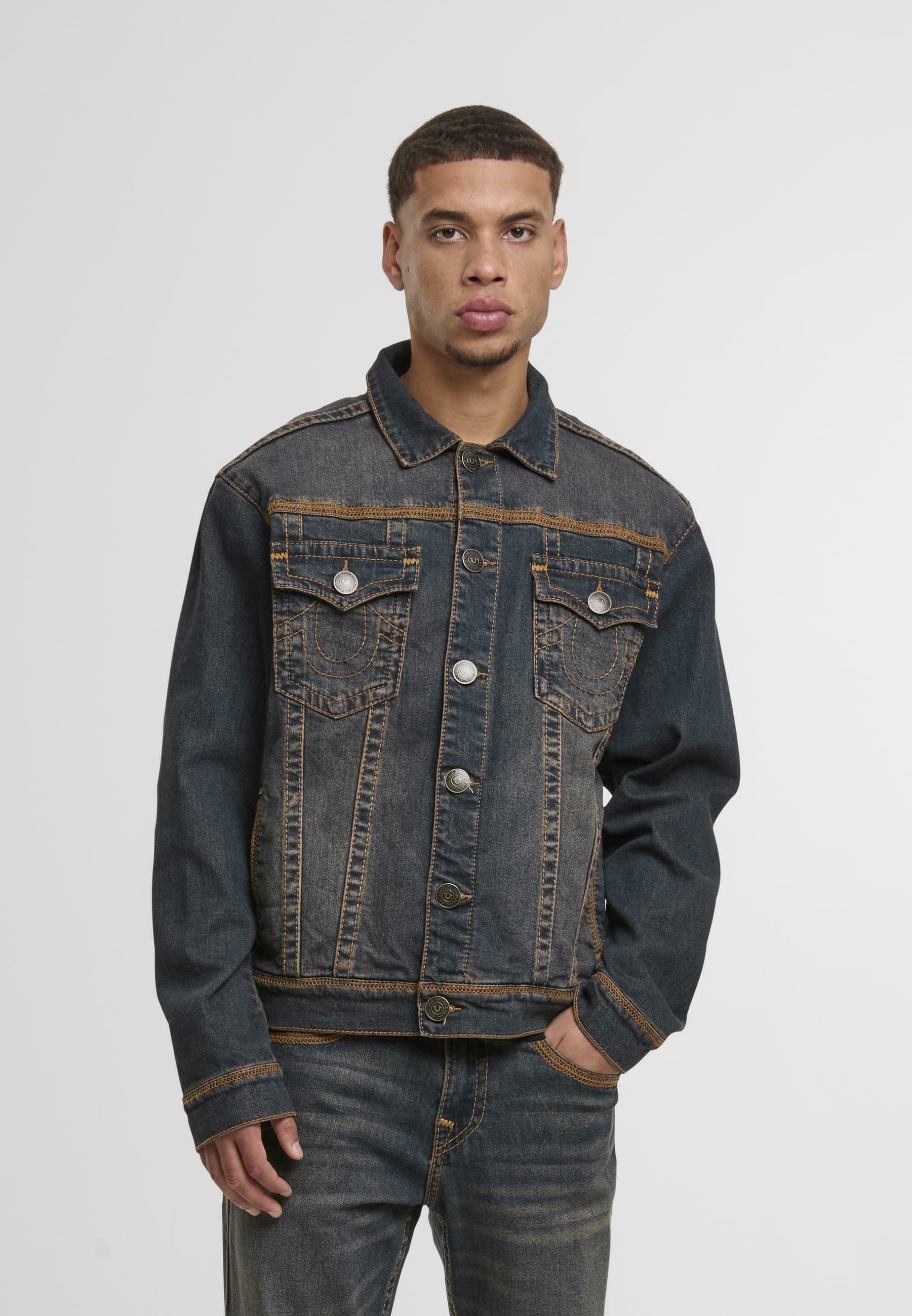 Jeans Jacke True Religion Winterjacke True Religion Jeansjacke