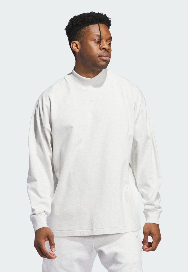 adidas Performance ONE BB - T-shirt à manches longues - grey one mel