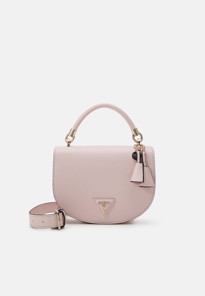 Guess GIZELE MINI SADDLE CROSSBODY - Torba preko tijela - light rose