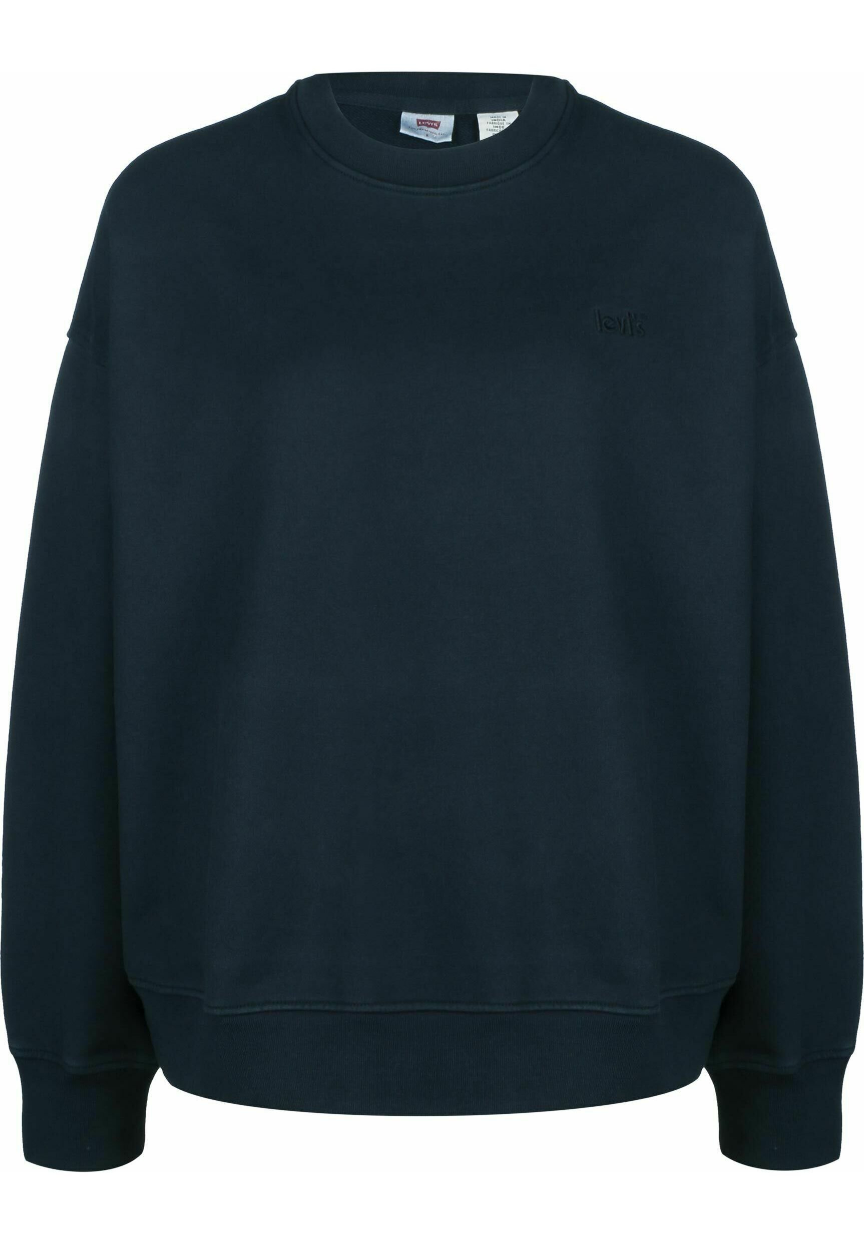 Levi's® Sweatshirt - garment dye tight loops caviar/blue - Zalando.de