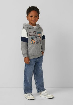 s.Oliver, SWEATSHIRT - Felpa con cappuccio - schiefergrau