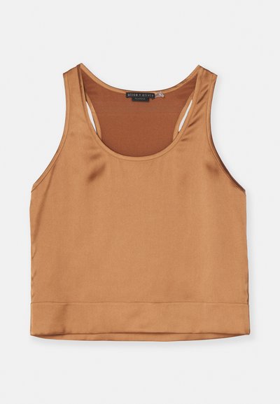 Alice + Olivia AVRIL BOXY TANK - Top - camel