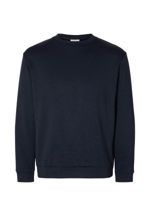 Selected Homme SLHEMANUEL SOFT CREW NECK - Felpa - sky captain