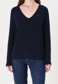 Tommy Hilfiger Strickpullover - dark blue