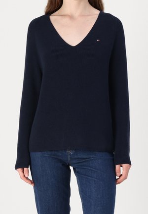 Tommy Hilfiger Strickpullover - dark blue