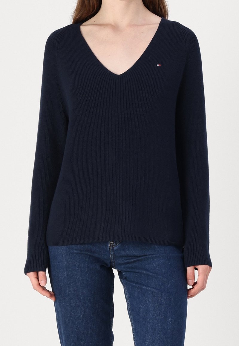 Tommy Hilfiger Strickpullover - dark blue