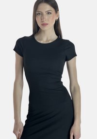 Elara Maxikleid - schwarz