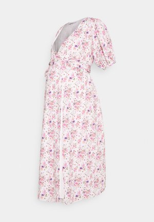 WRAP AROUND DRESSES WITH TIE DETAIL - Jurk - white