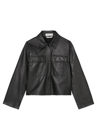 Marc O'Polo Leren jas - black