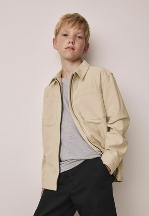 Next, CORD ZIP THROUGH OVERSHIRT - Veste mi-saison - neutral
