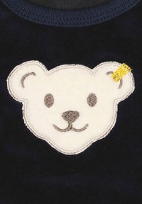 Sanetta STEIFF STRAMPLER BÄR LOGO DRUCKKNÖPFE - Śpioszki