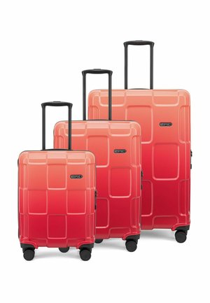 CRATE WILDLIFE ROLLEN SET 3-TEILIG - Wheeled suitcase - redsunrise