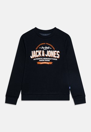 JJELOGO CREW - Sweatshirt - navy blazer