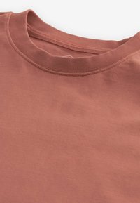 Next HEAVYWEIGHT - T-Shirt basic - rust red garment dye