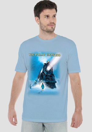 Cotton Soul, POLAR EXPRESS/BIG TRAIN - Print T-shirt - light blue