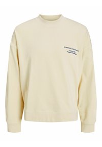 Jack & Jones MIT RUNDHALS  - Pusa - buttercream