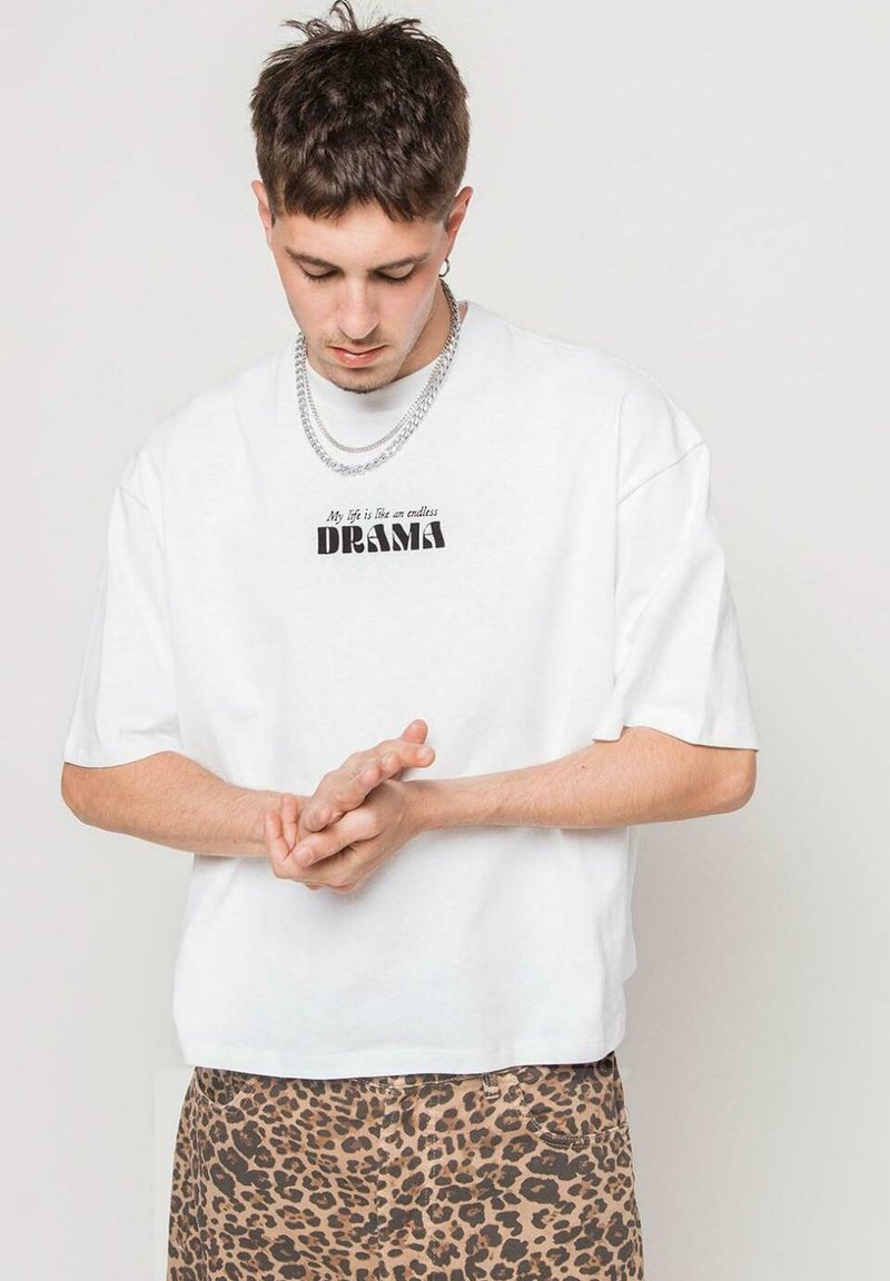 Zalando Ropa Kaotiko Outlet Kaotiko DRAMA Camiseta Estampada White