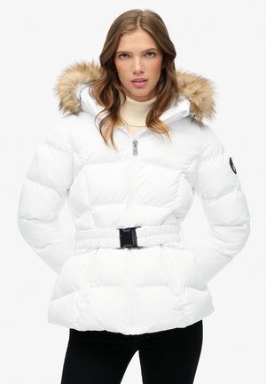 FUJI BELTED PUFFER  - Veste d'hiver - bright white