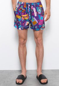 Ombre Plavecké šortky  - pink