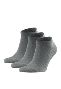 FALKE 3ER PACK - FAMILY SNEAKER ANTI-SLIP-SYSTEM UNI FAMILY SN - Calze - grau