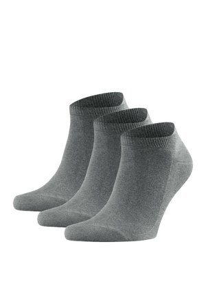 FALKE 3ER PACK - FAMILY SNEAKER ANTI-SLIP-SYSTEM UNI FAMILY SN - Socken - grau