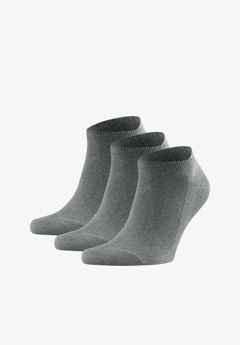 FALKE 3ER PACK - FAMILY SNEAKER ANTI-SLIP-SYSTEM UNI FAMILY SN - Calze - grau
